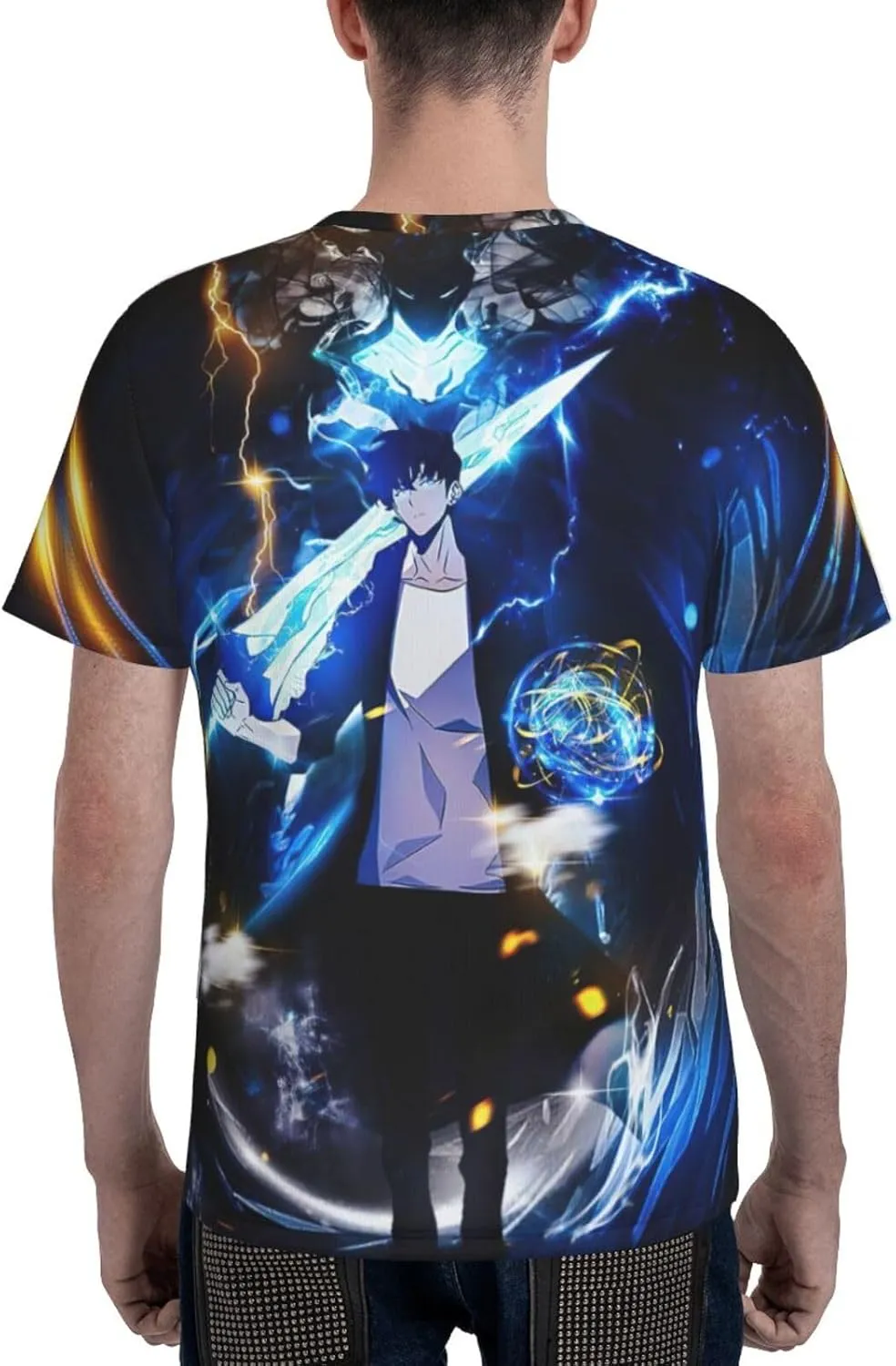 Youth & Adult Mens T-Shirt Stylish Short Sleeve Daily Shirt Gym Workout Tops