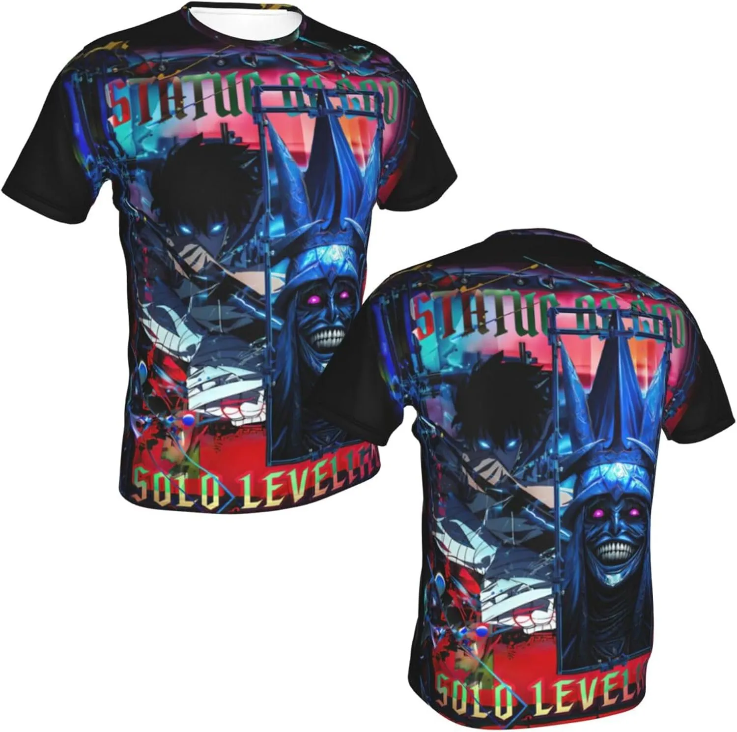 Youth & Adult Mens T-Shirt Stylish Short Sleeve Daily Shirt Gym Workout Tops