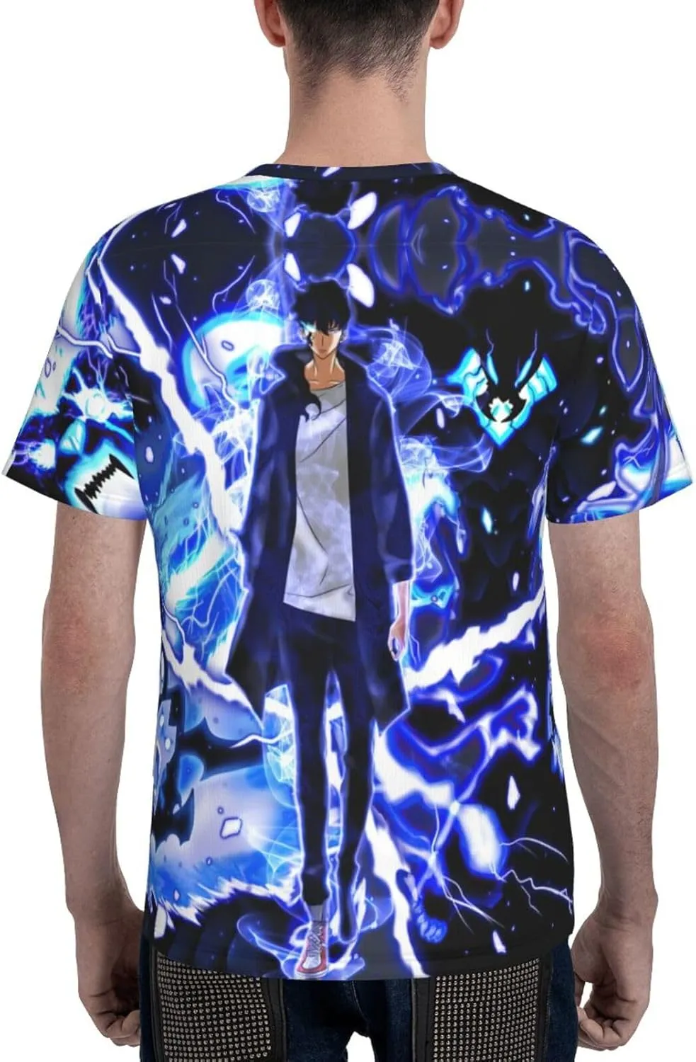 Youth & Adult Mens T-Shirt Stylish Short Sleeve Daily Shirt Gym Workout Tops