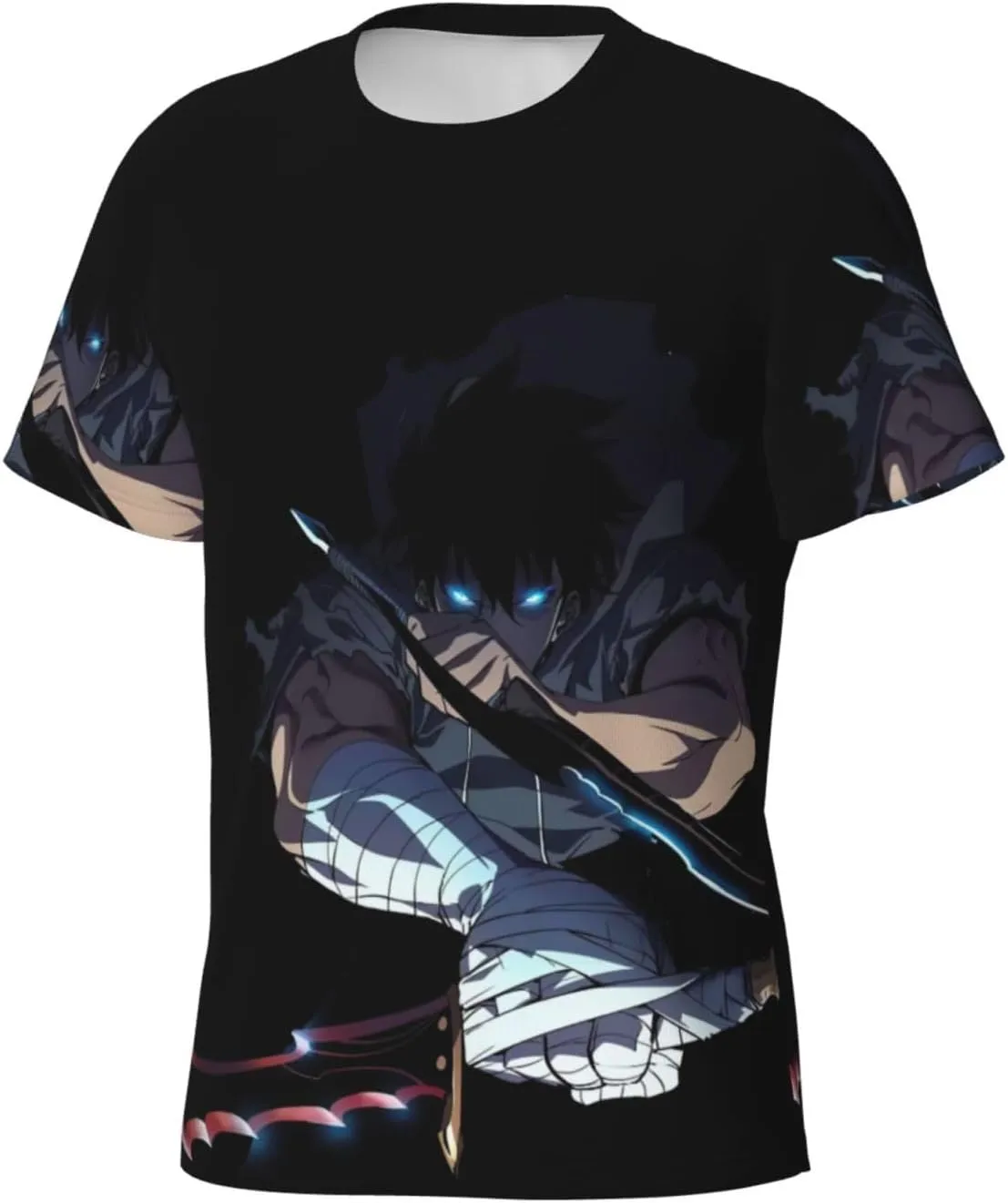 Youth & Adult Mens T-Shirt Stylish Short Sleeve Daily Shirt Gym Workout Tops