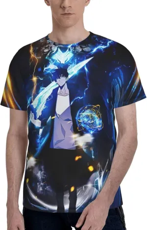 Youth & Adult Mens T-Shirt Stylish Short Sleeve Daily Shirt Gym Workout Tops