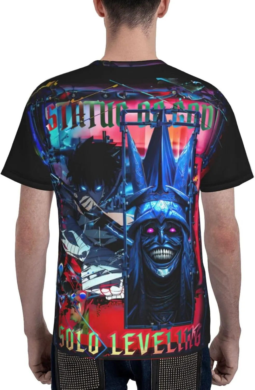 Youth & Adult Mens T-Shirt Stylish Short Sleeve Daily Shirt Gym Workout Tops