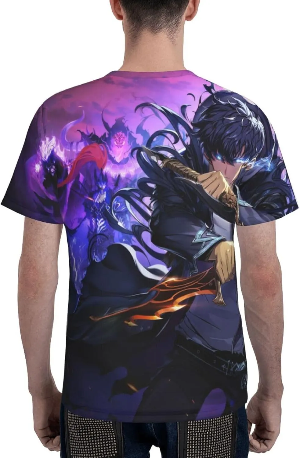 Youth & Adult Mens T-Shirt Stylish Short Sleeve Daily Shirt Gym Workout Tops