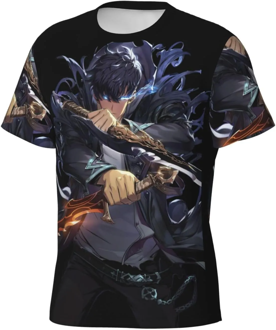 Youth & Adult Mens T-Shirt Stylish Short Sleeve Daily Shirt Gym Workout Tops