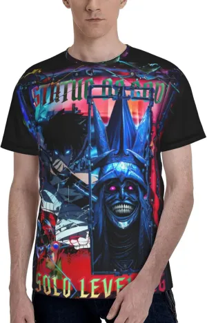 Youth & Adult Mens T-Shirt Stylish Short Sleeve Daily Shirt Gym Workout Tops