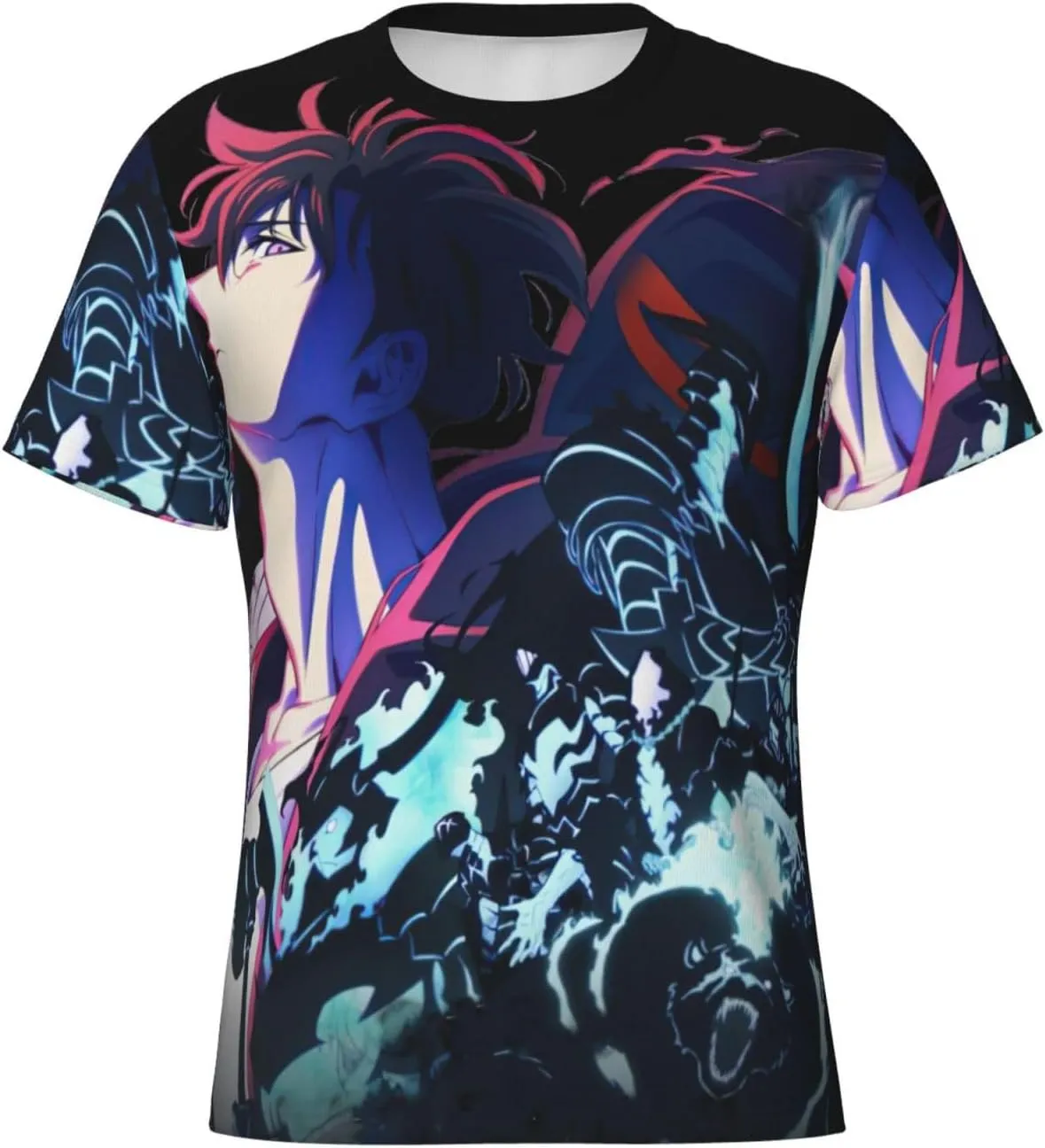 Youth & Adult Mens T-Shirt Stylish Short Sleeve Daily Shirt Gym Workout Tops