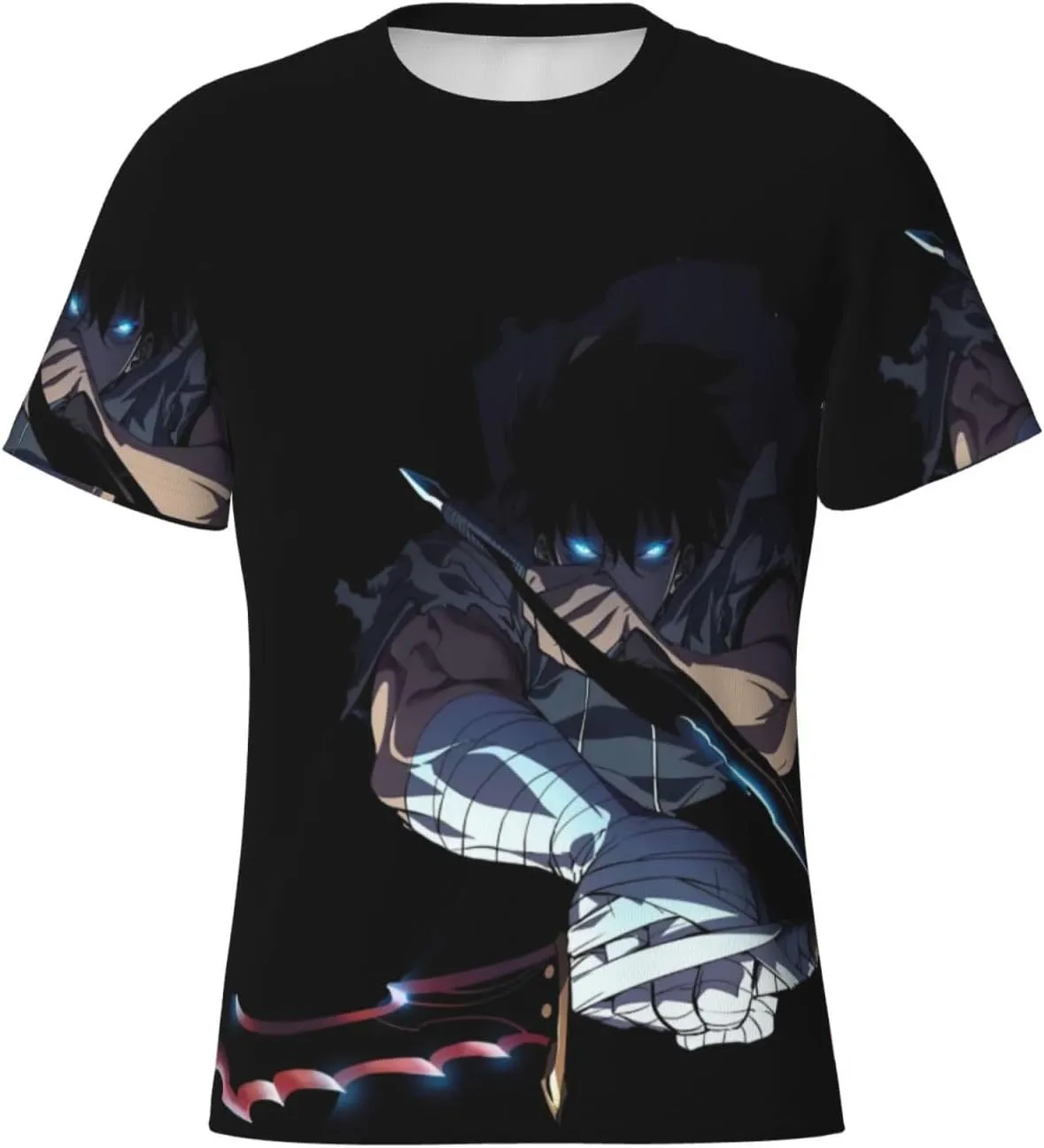 Youth & Adult Mens T-Shirt Stylish Short Sleeve Daily Shirt Gym Workout Tops