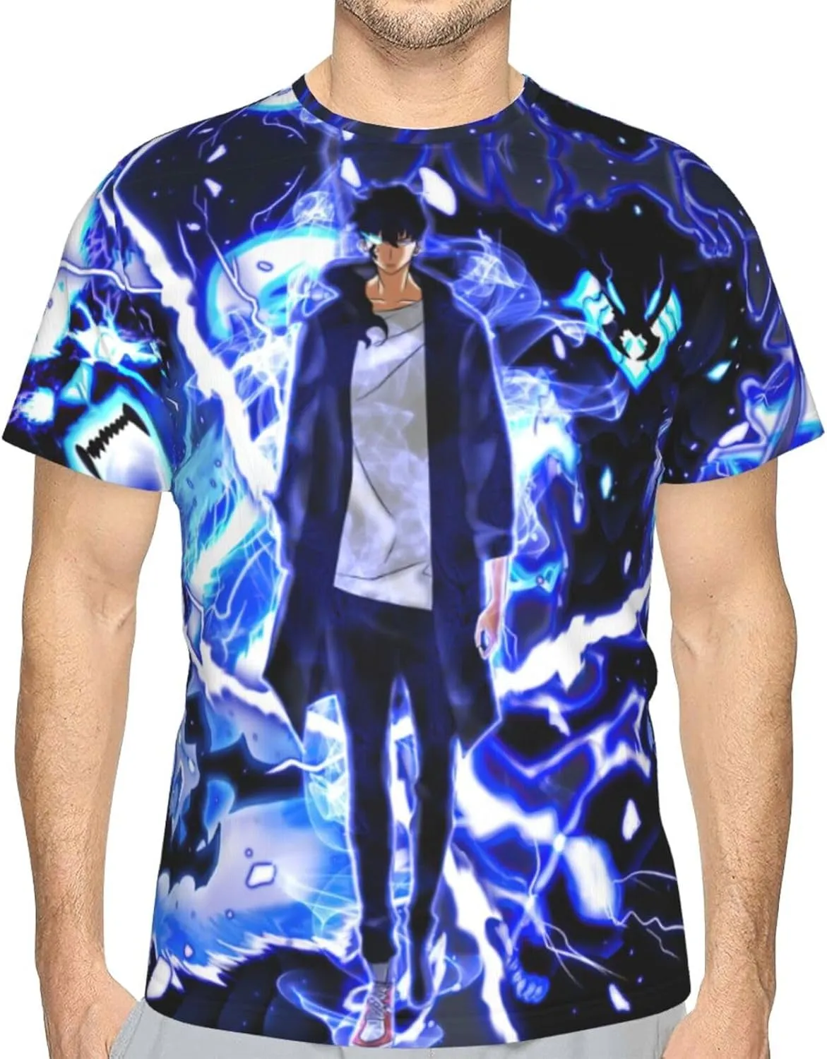 Youth & Adult Mens T-Shirt Stylish Short Sleeve Daily Shirt Gym Workout Tops