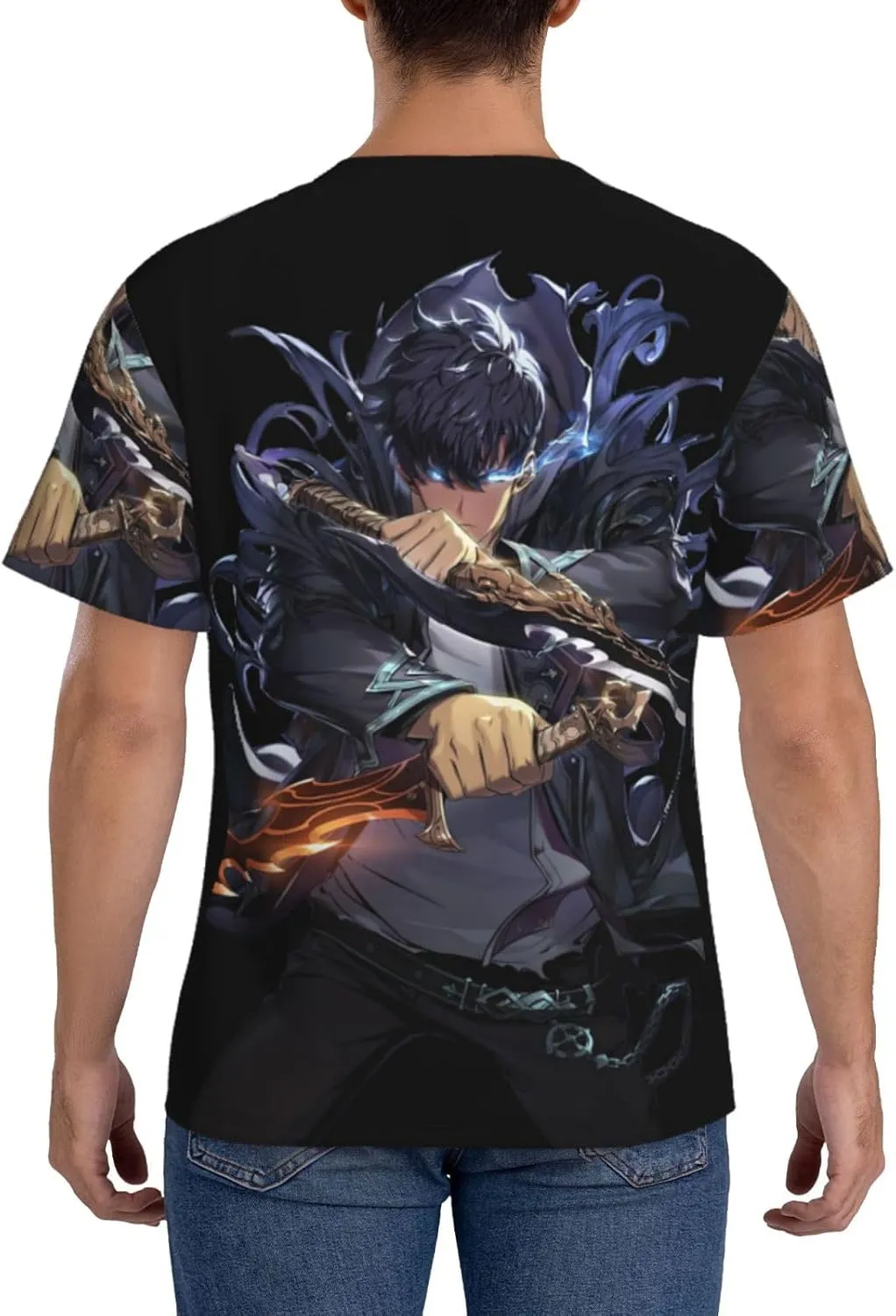 Youth & Adult Mens T-Shirt Stylish Short Sleeve Daily Shirt Gym Workout Tops