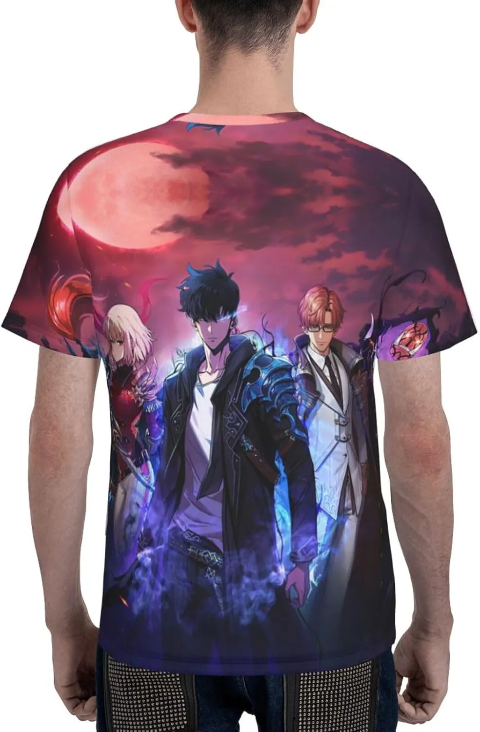 Youth & Adult Mens T-Shirt Stylish Short Sleeve Daily Shirt Gym Workout Tops