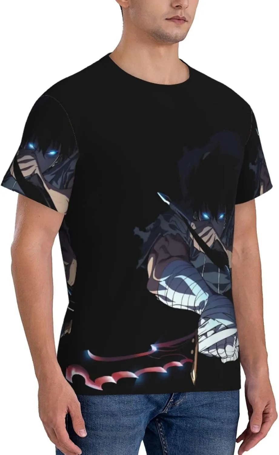 Youth & Adult Mens T-Shirt Stylish Short Sleeve Daily Shirt Gym Workout Tops