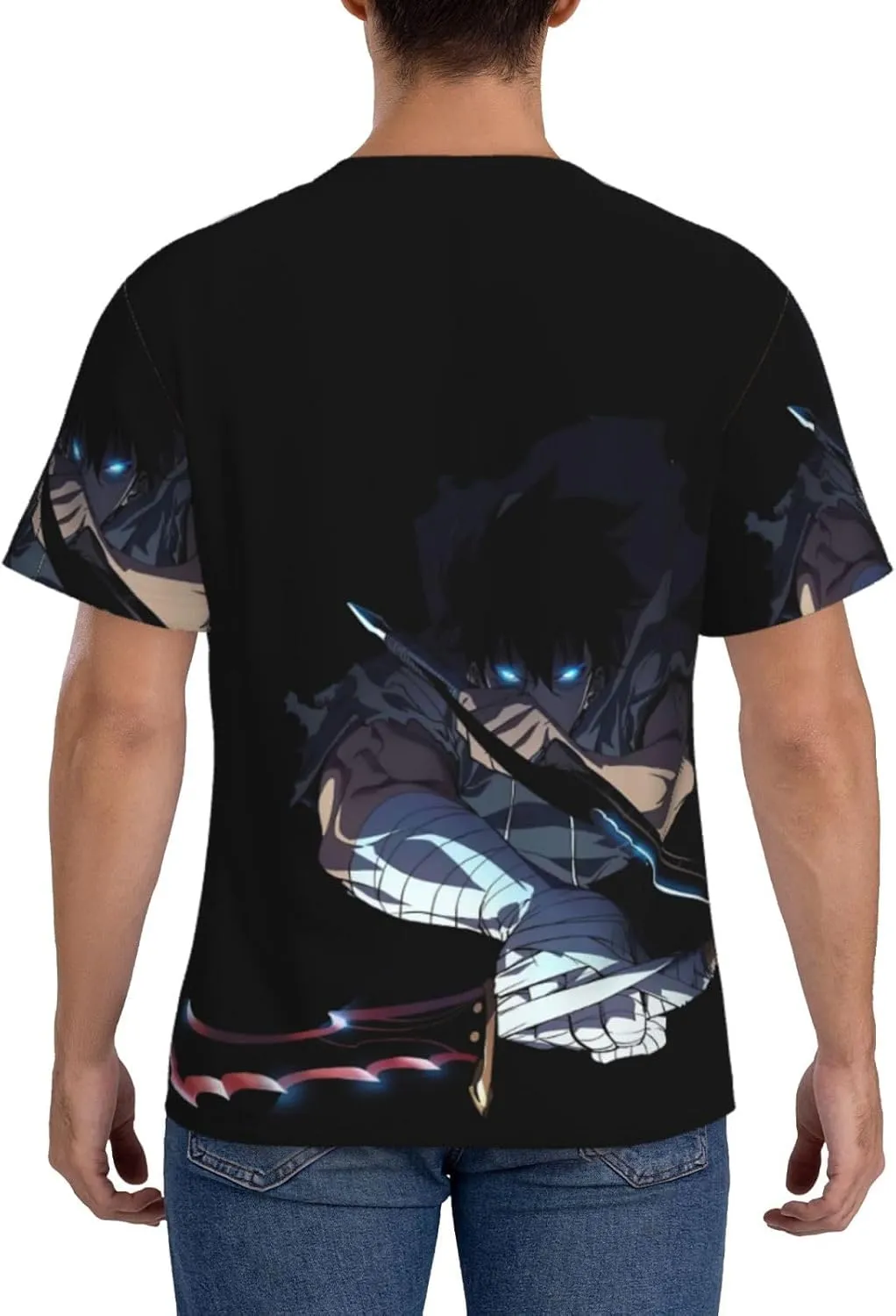 Youth & Adult Mens T-Shirt Stylish Short Sleeve Daily Shirt Gym Workout Tops