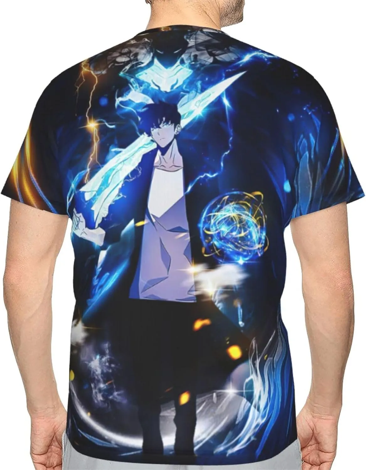 Youth & Adult Mens T-Shirt Stylish Short Sleeve Daily Shirt Gym Workout Tops