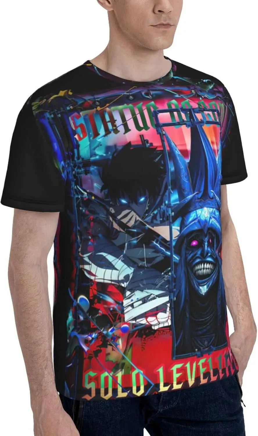 Youth & Adult Mens T-Shirt Stylish Short Sleeve Daily Shirt Gym Workout Tops