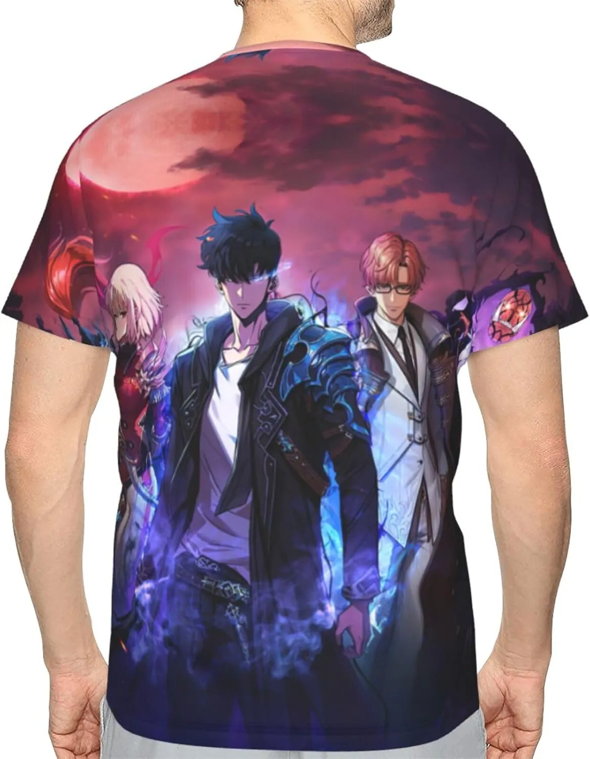 Youth & Adult Mens T-Shirt Stylish Short Sleeve Daily Shirt Gym Workout Tops