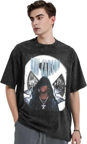 Youth & Adult Vintage T-Shirt Men Oversized Short Sleeve Daily Shirts Tops Tee