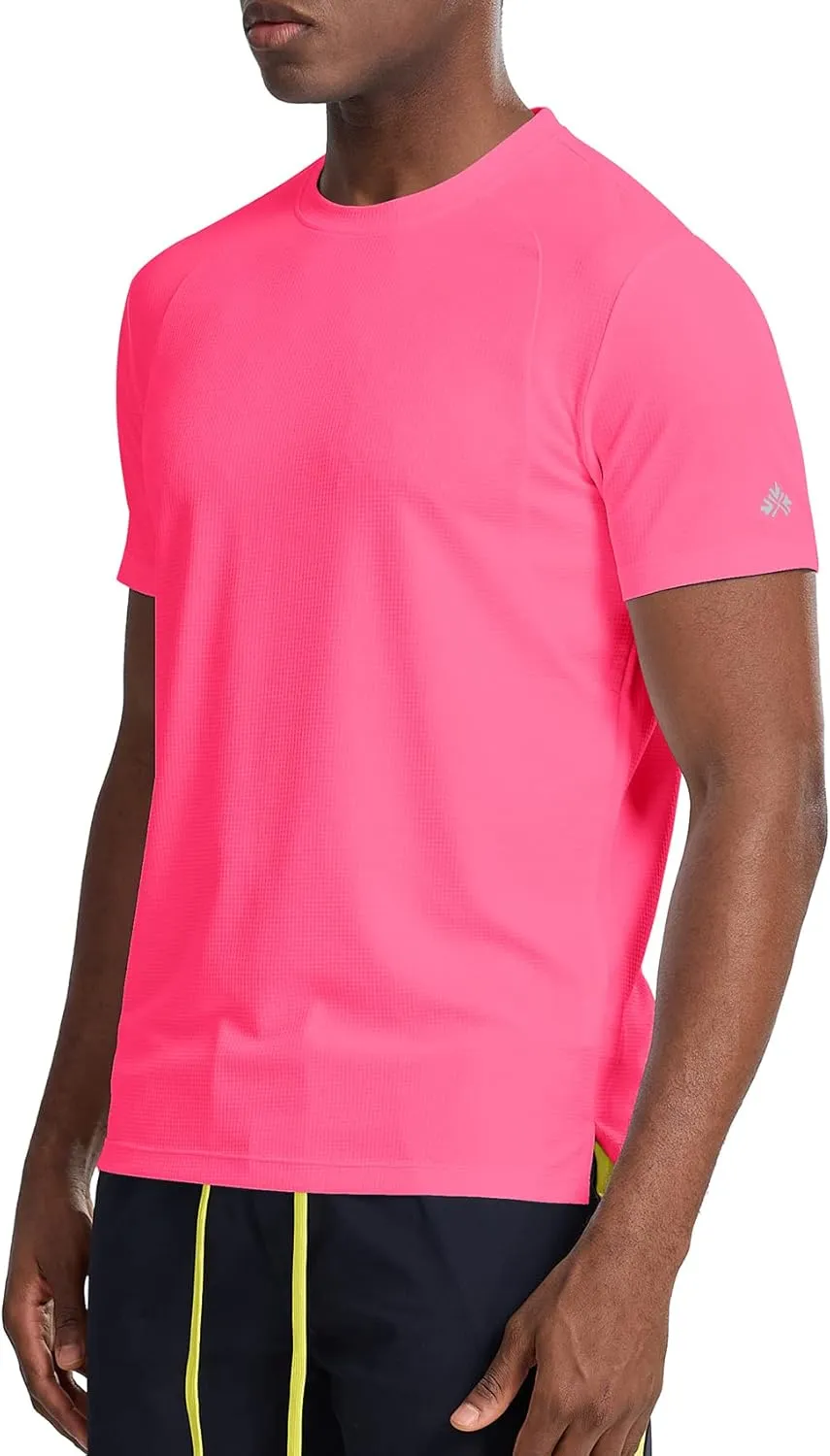 Zengjo Mens Athletic Shirts Quick Dry Short Sleeve Gym Workout Running Moisture Wicking T-Shirts Fitted Crewneck Tees